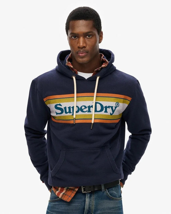 Buzo Cerrado Para Hombre Venue Logo Stripe Relaxed Hood