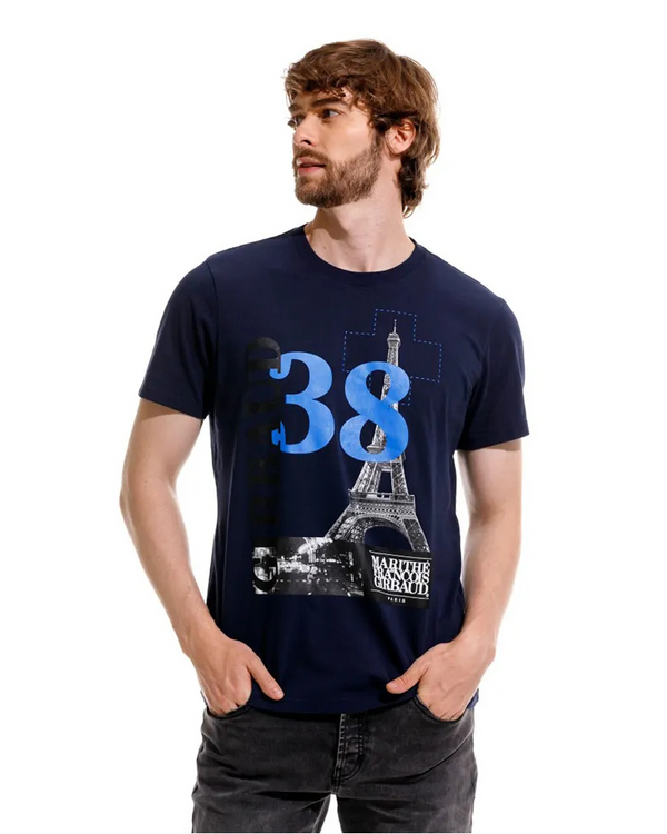 Camiseta Manga Corta Para Hombre Le-Monarque