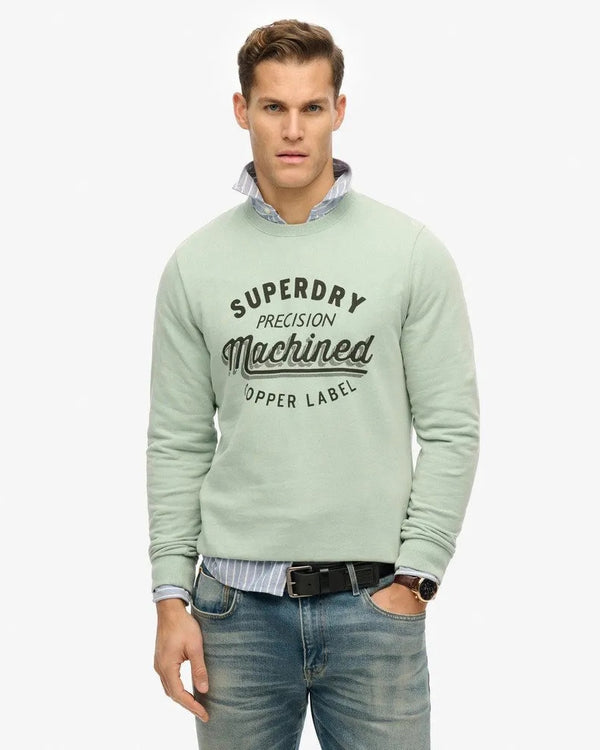 BUZO CERRADO PARA HOMBRE VINTAGE WASH RELAXED CREW