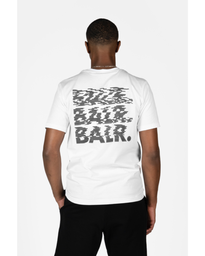 BALR. Glitch Regular Fit T-Shirt Bright White