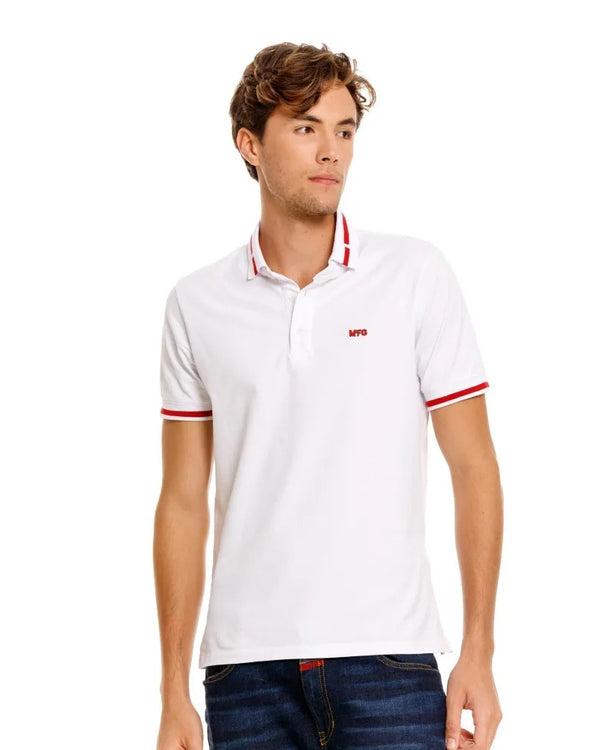 CAVALIER POLO M/C WHITE