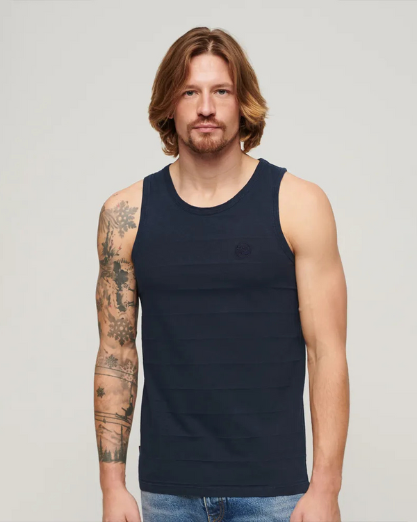 Camiseta Para Hombre Vintage Texture Tank