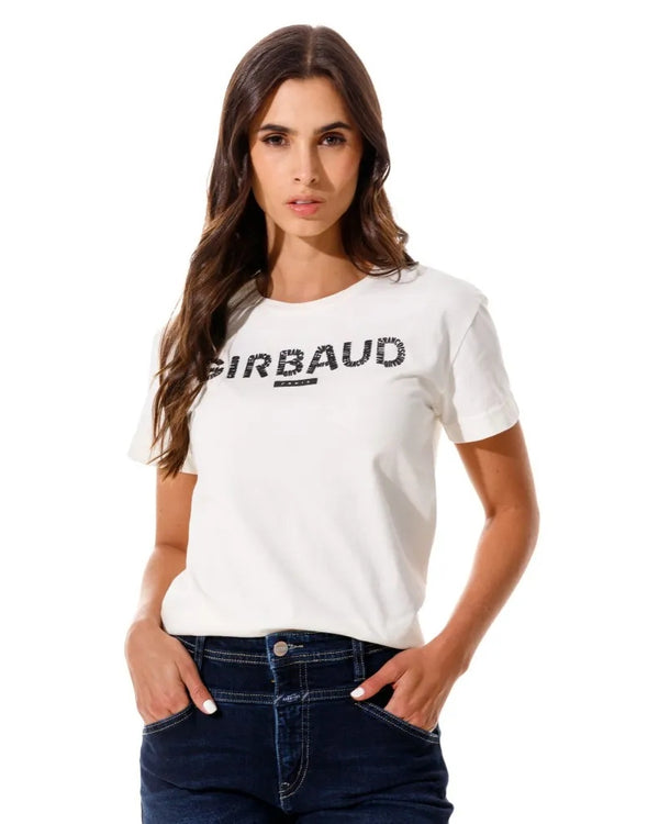 Camiseta Manga Corta Para Mujer Madame