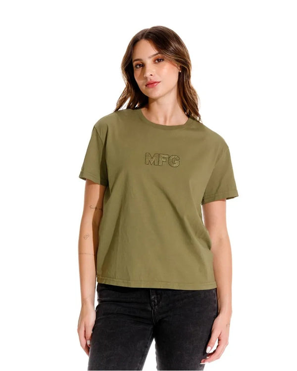 Camiseta Manga Corta Para Mujer Le Marithe