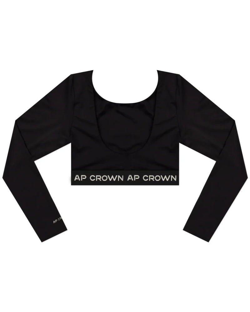 BREW BLACK CROP TOP