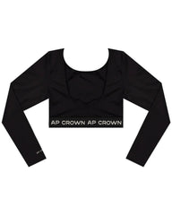 BREW BLACK CROP TOP