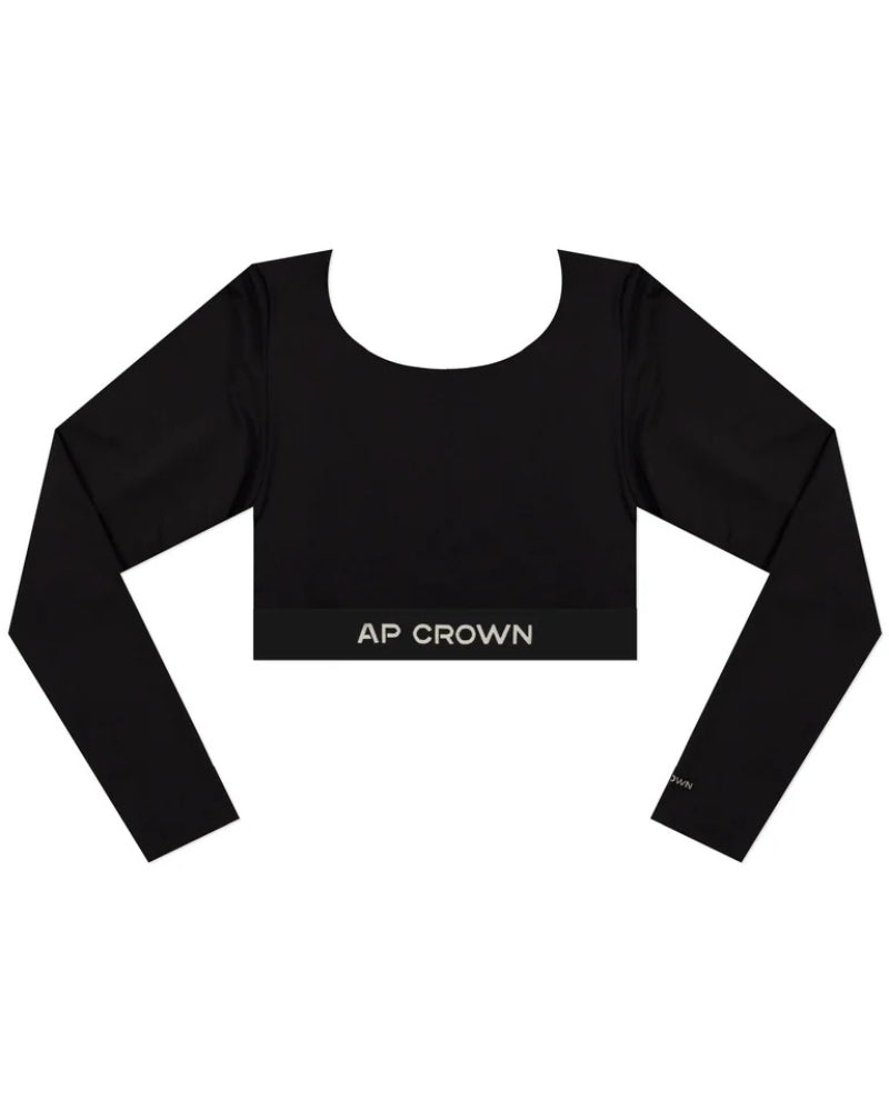 BREW BLACK CROP TOP