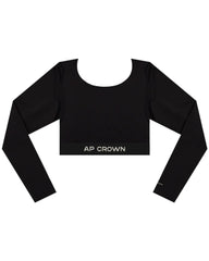 BREW BLACK CROP TOP