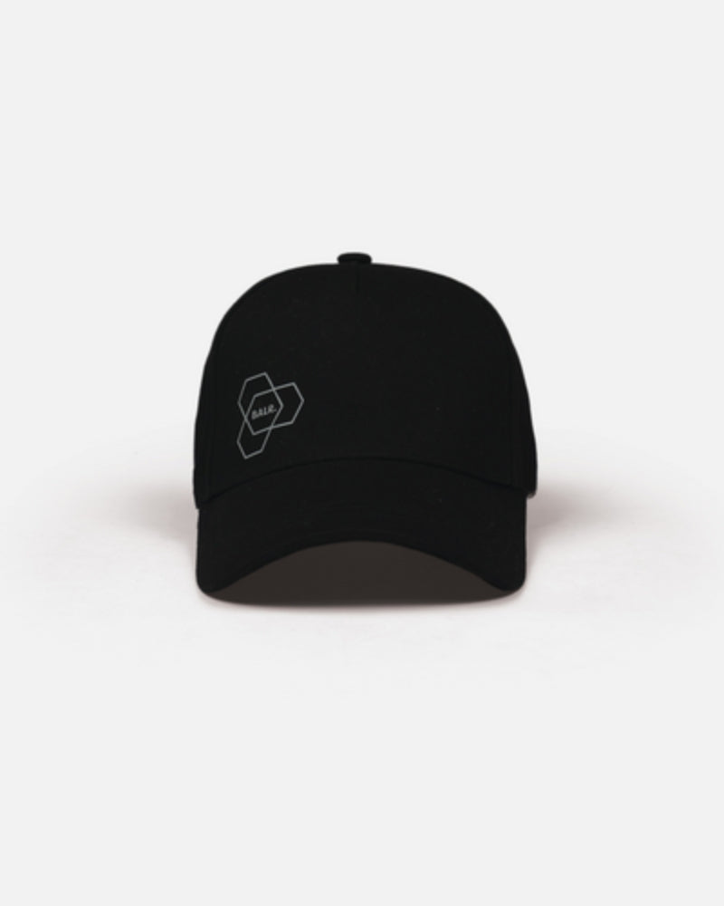 Athletic Cotton Cap Jet Black