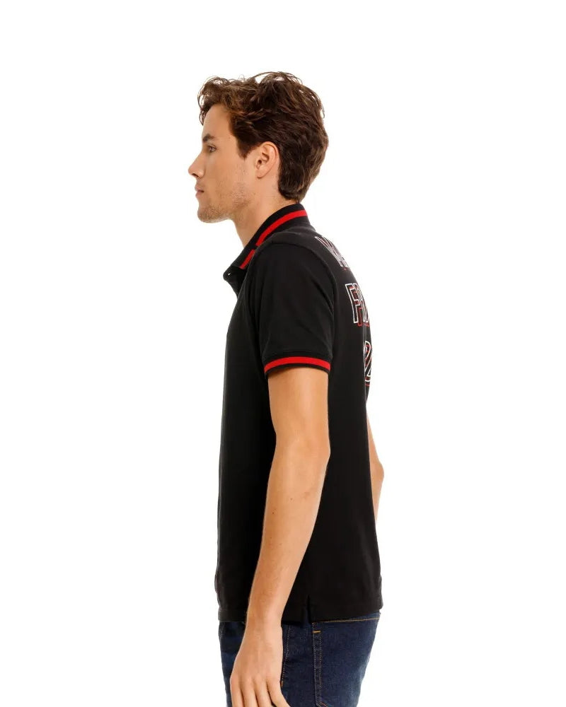 CAVALIER - POLO M/C BLACK