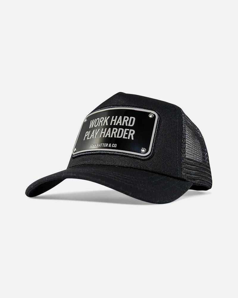 Work hard Black - Cap