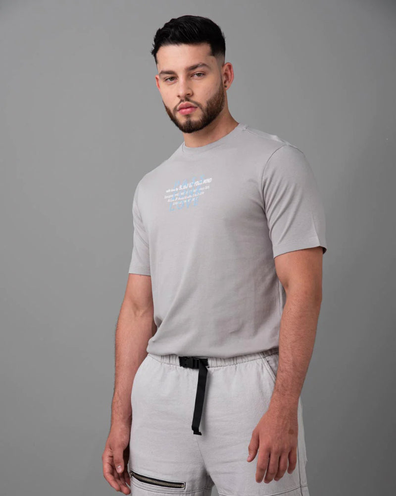 SLIM FIT GREY T-SHIRT