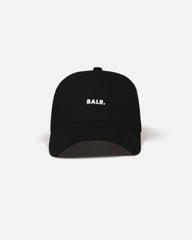 Brand Cotton Cap Jet Black