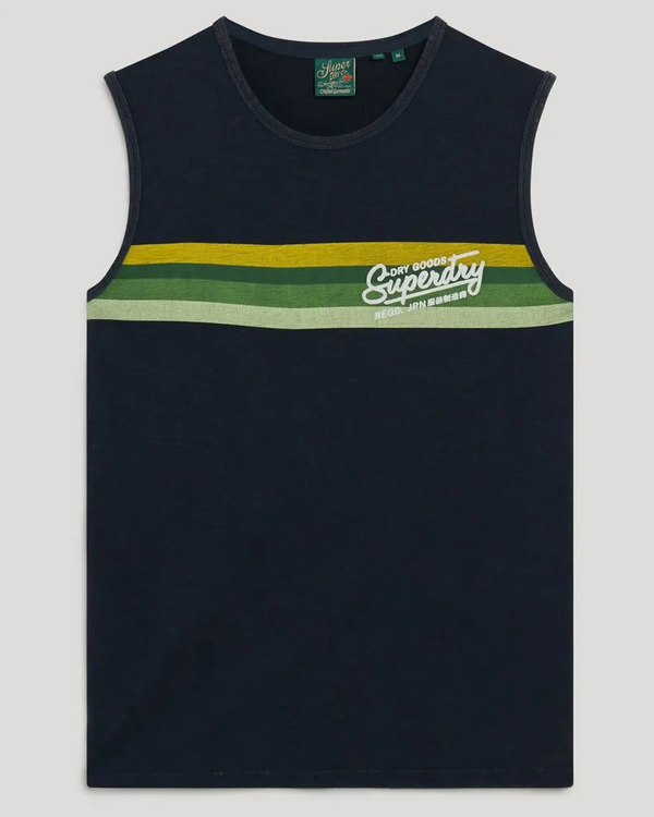 Camiseta Para Hombre Cali Striped Vest