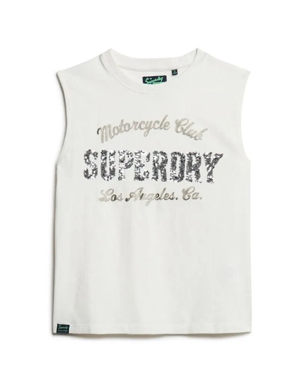 Camiseta Para Mujer Embellish Archive Fitted Tank