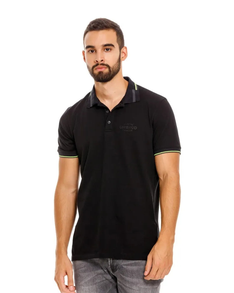 CAVALIER POLO MANGA CORTA BLACK