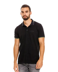 CAVALIER POLO MANGA CORTA BLACK