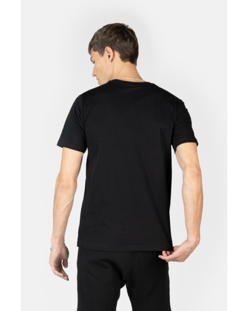 Brand Straight T-Shirt Jet Black