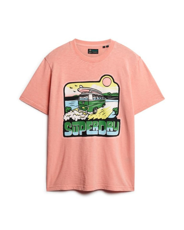 Neon Travel Graphic Loose T-Shirt