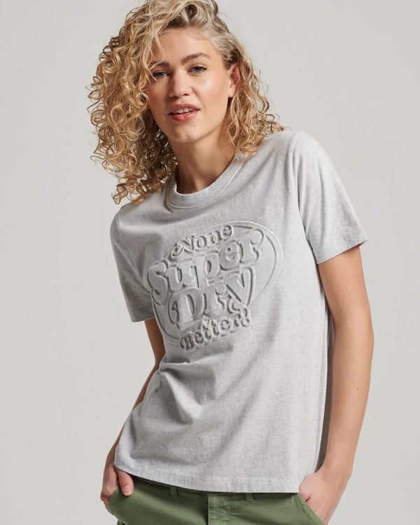 Camiseta Para Mujer Vintage Cooper Emboss Tee