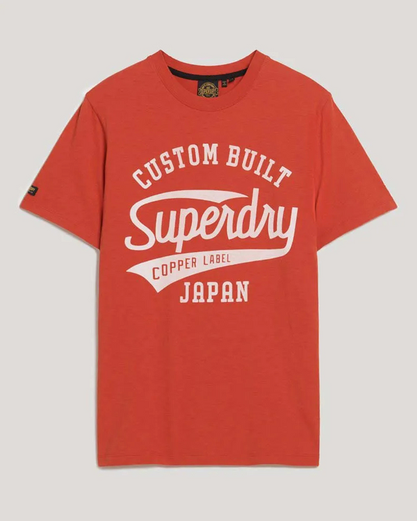 Camiseta Manga Corta Para Hombre Copper Label Script Tee