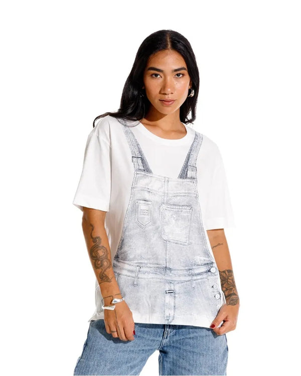 Camiseta Manga Corta Para Mujer Le Marithe Girbaud