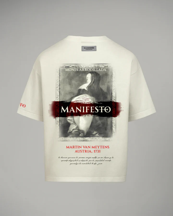 Camiseta Oversize Manifesto Monja Arrodillada