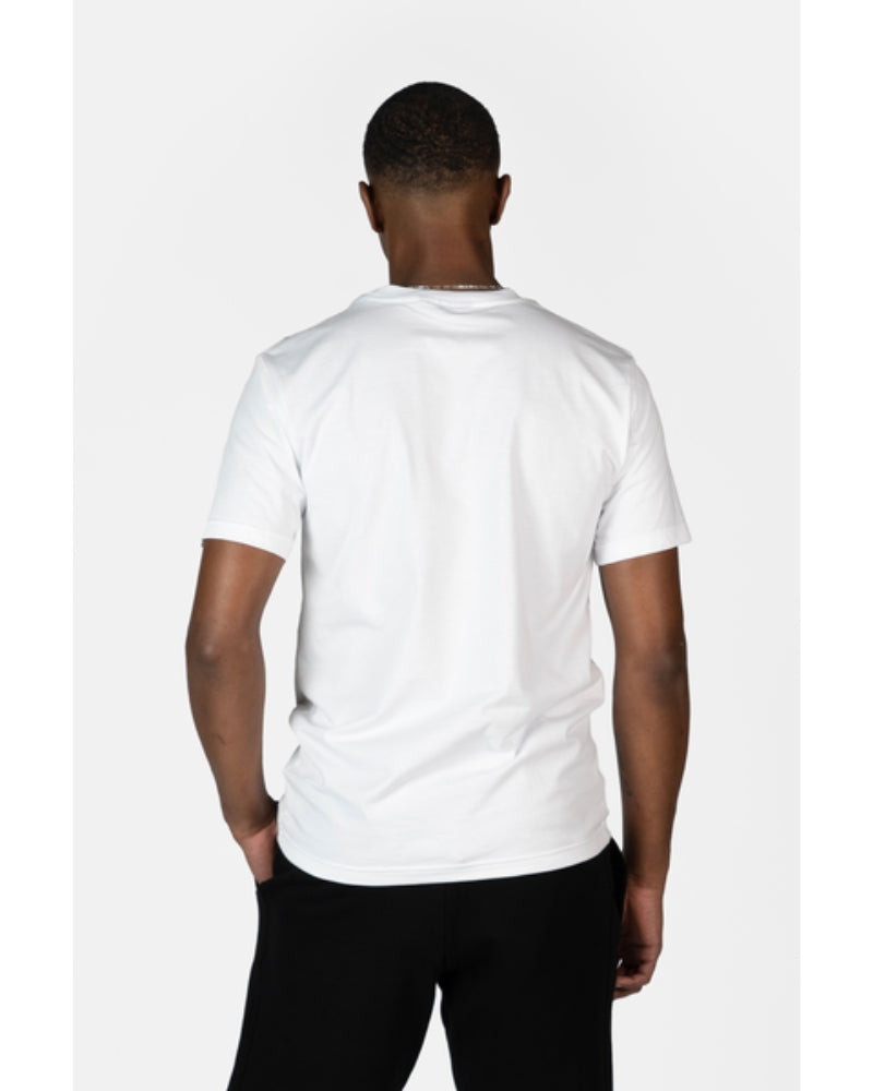 Hex Stripe Regular Fit T-Shirt Bright White