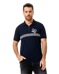 ZIP ZOP POLO M/C DARK BLUE