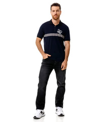 ZIP ZOP POLO M/C DARK BLUE