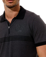 ZIP ZOP POLO M/C BLACK