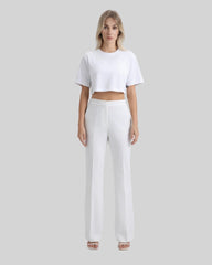 ALAIN CROP TOP WHITE