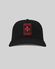 CAP VEL BLACK RED