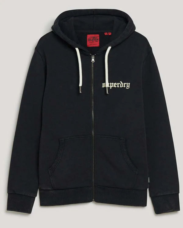 Buzo Abierto Para Hombre Tattoo Graphic Loose Ziphood