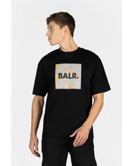 BALR. Repeat Box Fit T-Shirt Jet Black