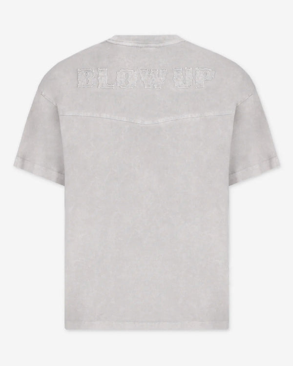 SHERIFF REGULAR FIT WHITE T-SHIRT