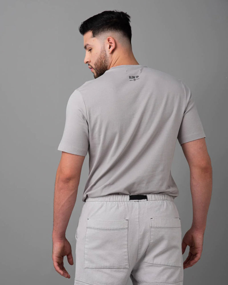 SLIM FIT GREY TSHIRT