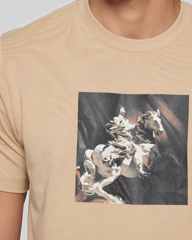 ELNATH CAMEL T-SHIRT