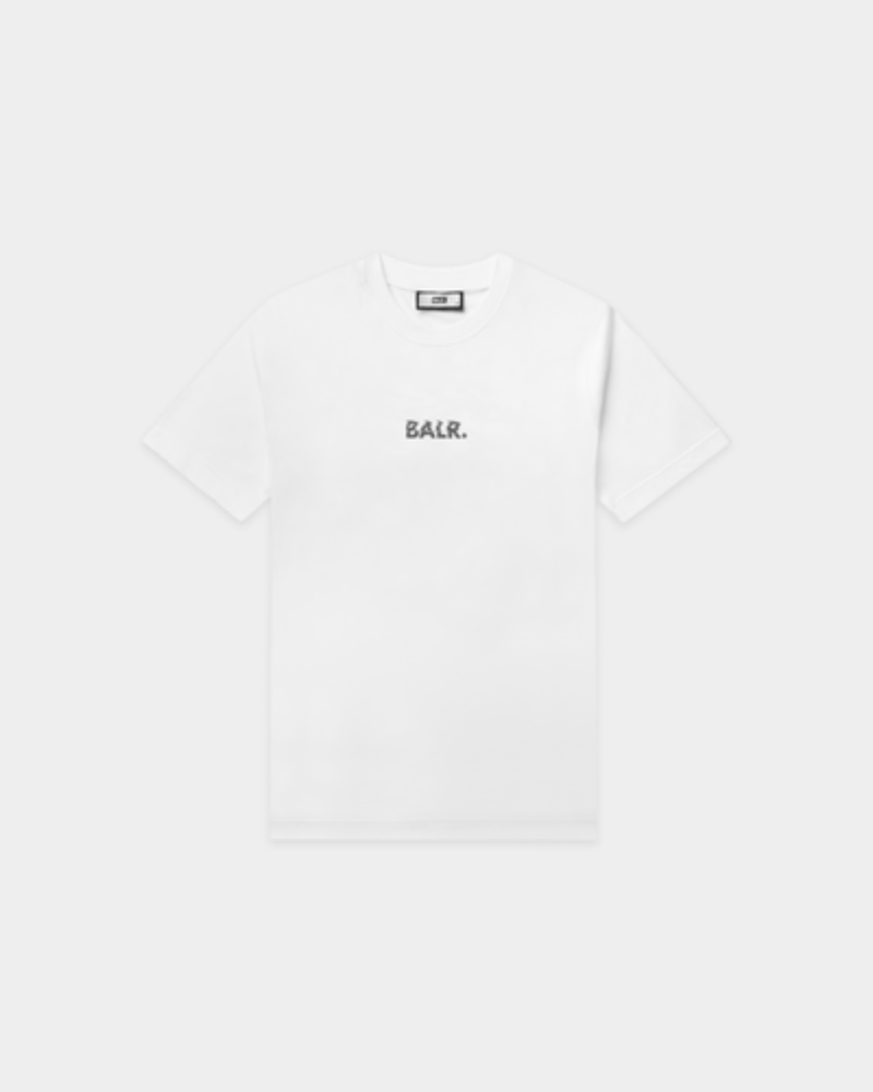 BALR. Glitch Regular Fit T-Shirt Bright White