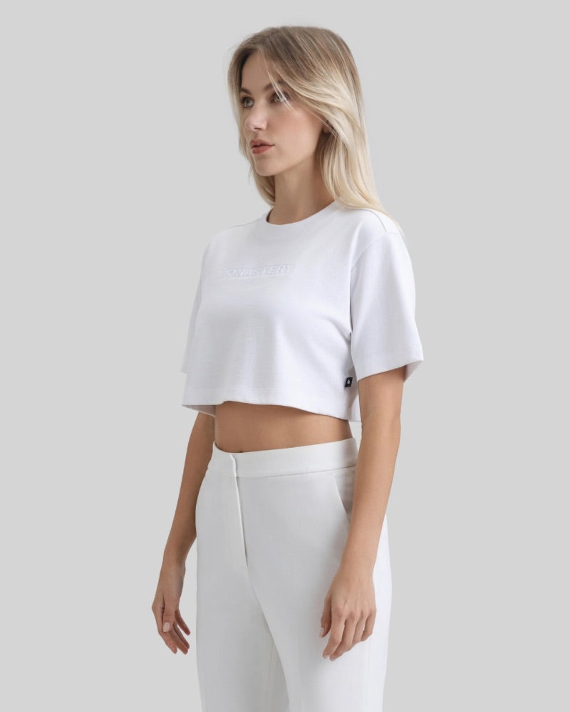 ALAIN CROP TOP WHITE