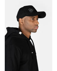 Athletic Cotton Cap Jet Black