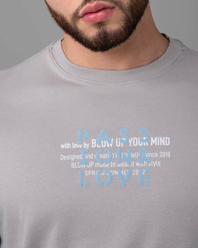 SLIM FIT GREY TSHIRT