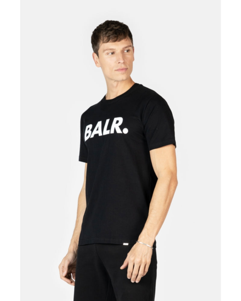 Brand Straight T-Shirt Jet Black