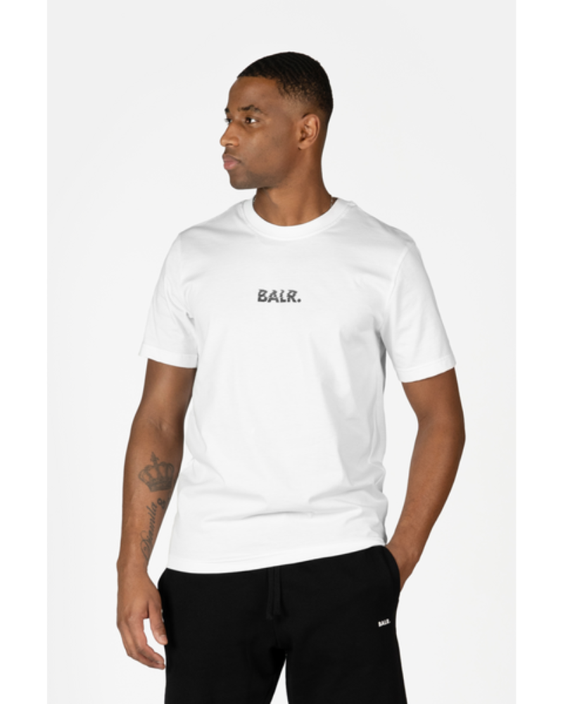 BALR. Glitch Regular Fit T-Shirt Bright White