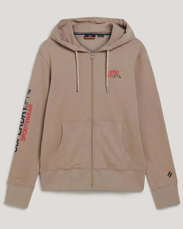 Buzo Abierto Para Hombre Sportswear Logo Loose Zip Hood