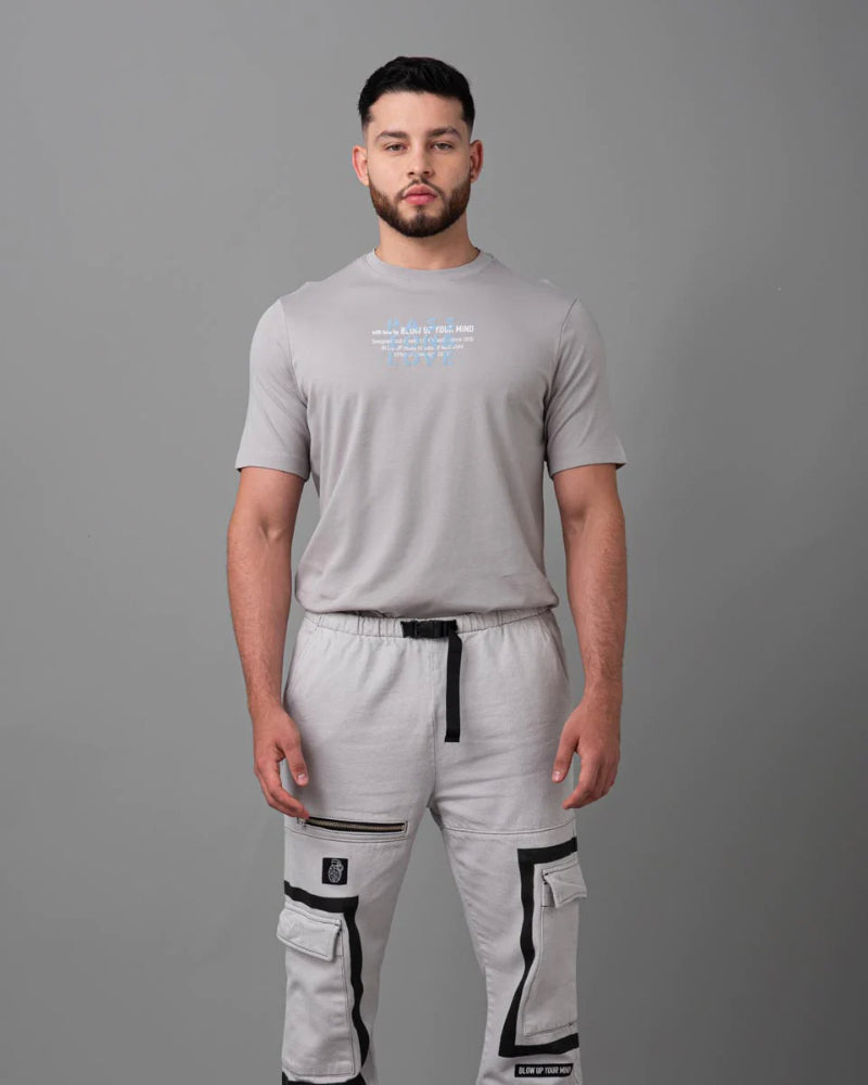 SLIM FIT GREY T-SHIRT