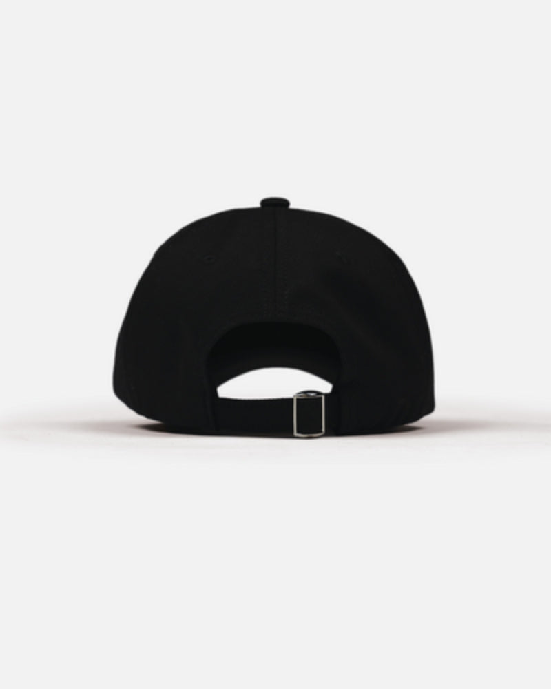 Brand Cotton Cap Jet Black