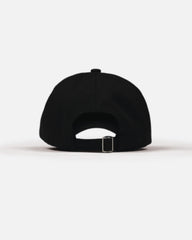 Brand Cotton Cap Jet Black